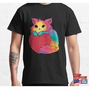 Is For Valentine Cats Cute Family Gift Idea Mom Dad Tshirt